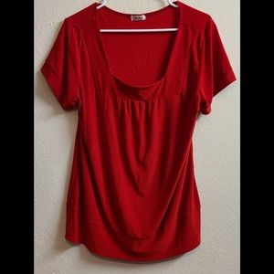 Red Blouse by Banabee